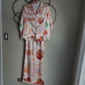 Taylor Swift Showgirl Silky Pajama Set